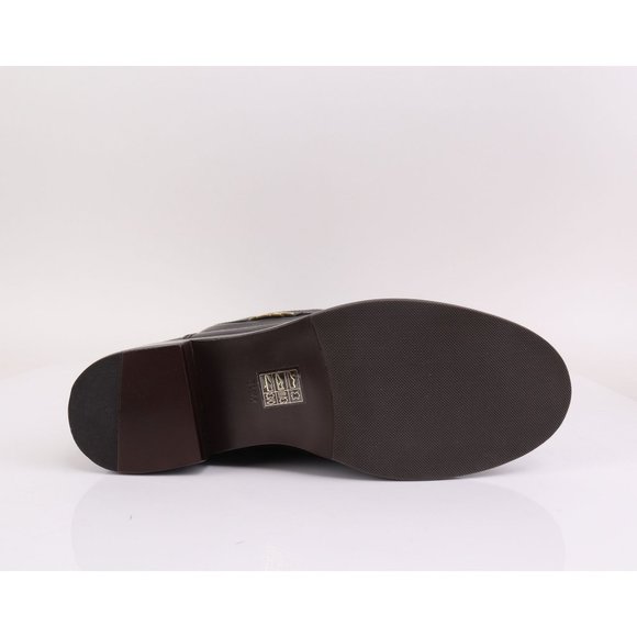 Tory Burch JOANNA Riding Boot Tumbled Leather in Coconut 8.5, 9 $595+ - Picture 6 of 7